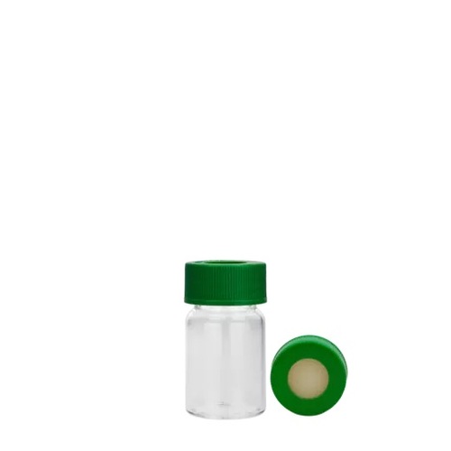  [유리초자] 15 ml 투명 셉텀 샘플 바이알 & 스크류 캡 15 ml Clear Septum Vial & Screw cap