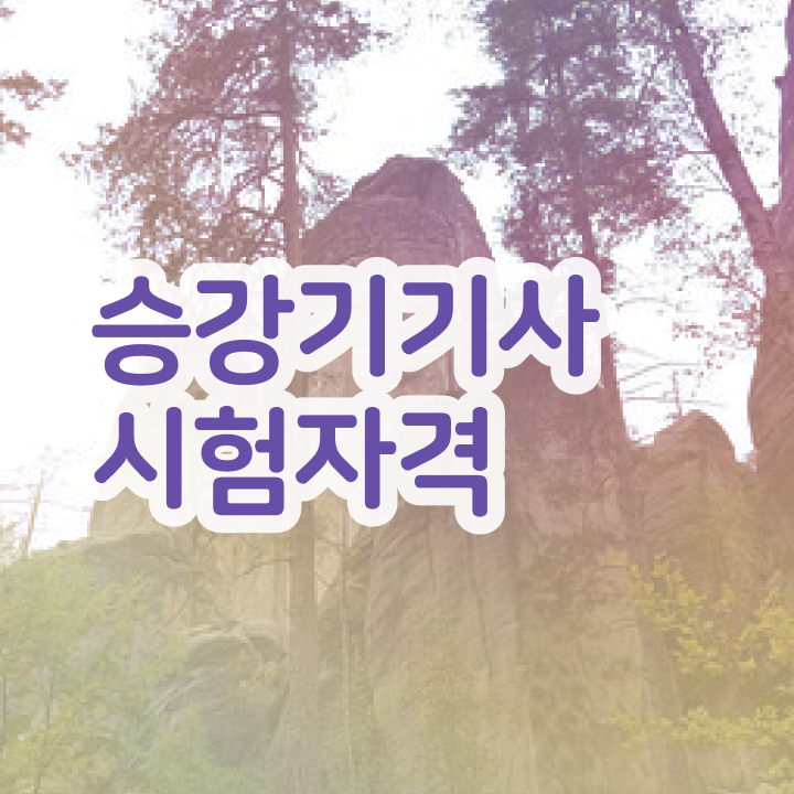  승강기기사 필기시험 시간 승강기기사 시험응시조건 독학으로 5달만에 완료한 비법