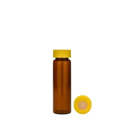  [유리초자] 20 ml 엠버 셉텀 샘플 바이알 & 스크류 캡 20 ml Amber Septum Vial & Screw cap
