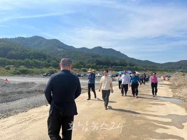  화순 청풍면 일원에 추진 중인 홍수조절지 파크골프장 조성 사업 설명회 개최
