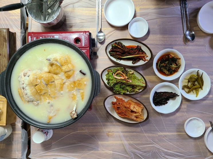  인천 누룽지백숙 잘하는 장수동 인천대공원 맛집 '한가네오리촌'