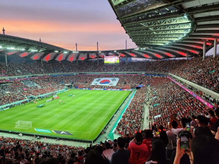  서울월드컵경기장에서 축구 A매치 중국전 직관의 감동
