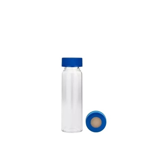  [유리초자] 20 ml 투명 셉텀 샘플 바이알 & 스크류 캡 20 ml Clear Septum Vial & Screw cap
