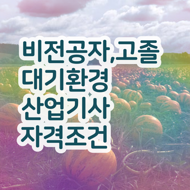  대기환경산업기사 필기 시험시간 대기환경산업기사 응시자격 독학으로 4달만에 완료한 전략