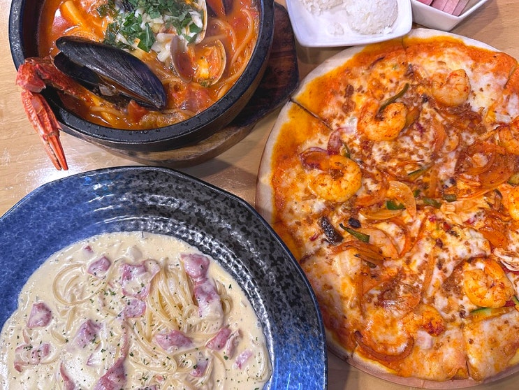  죽전역 보정동 양식 쏘렐라파스타 죽전점 맛집 까르보나라 뚝배기파스타 로제쉬림프피자