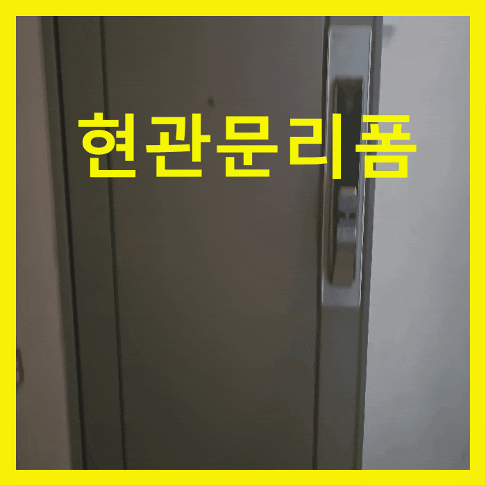 현관문리폼 방화문리폼 우유구멍막기
