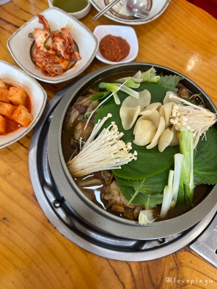  24시 영업하는 인천 연희동 감자탕 맛집 별미감자탕