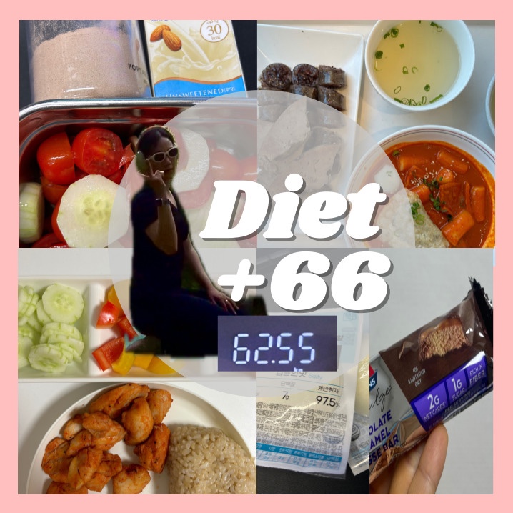  다이어트 66일차 | 아직 컨디션은 안좋지만 천천히 회복하는 중–!