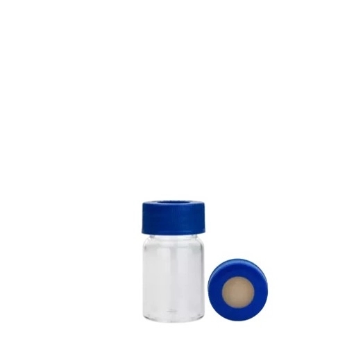  [유리초자] 15 ml 투명 셉텀 샘플 바이알 & 스크류 캡 15 ml Clear Septum Vial & Screw cap