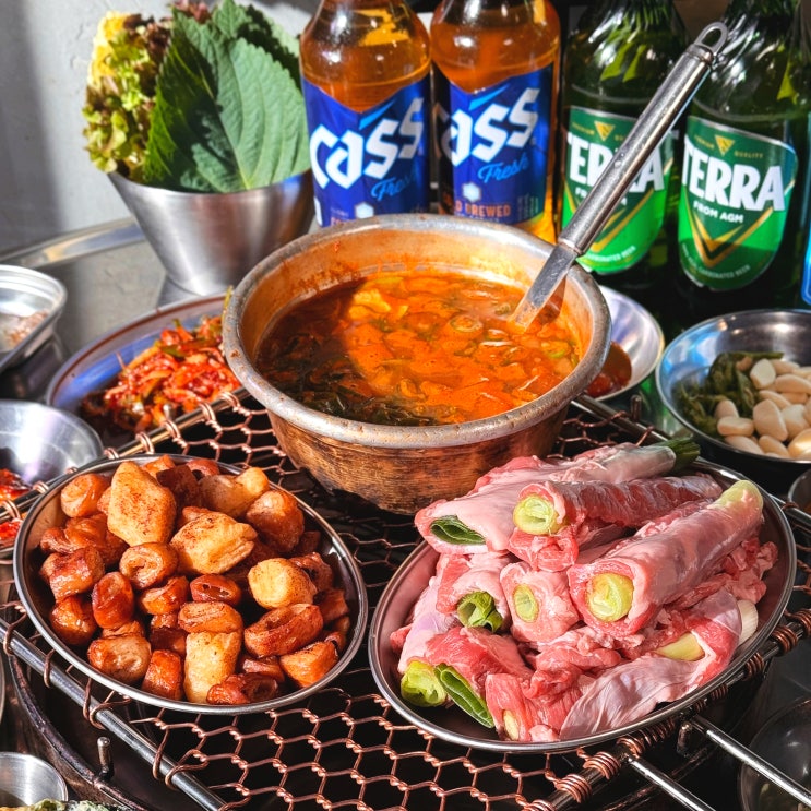  문정역 회식하기좋은 맛집 칠성집 갈매기
