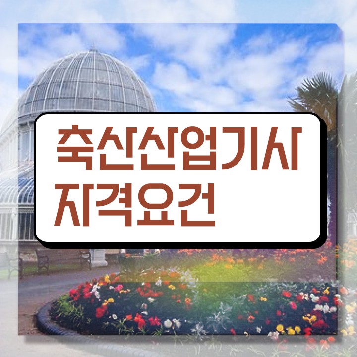  축산산업기사 자격요건 인강으로 4달만에 끝낸 후기