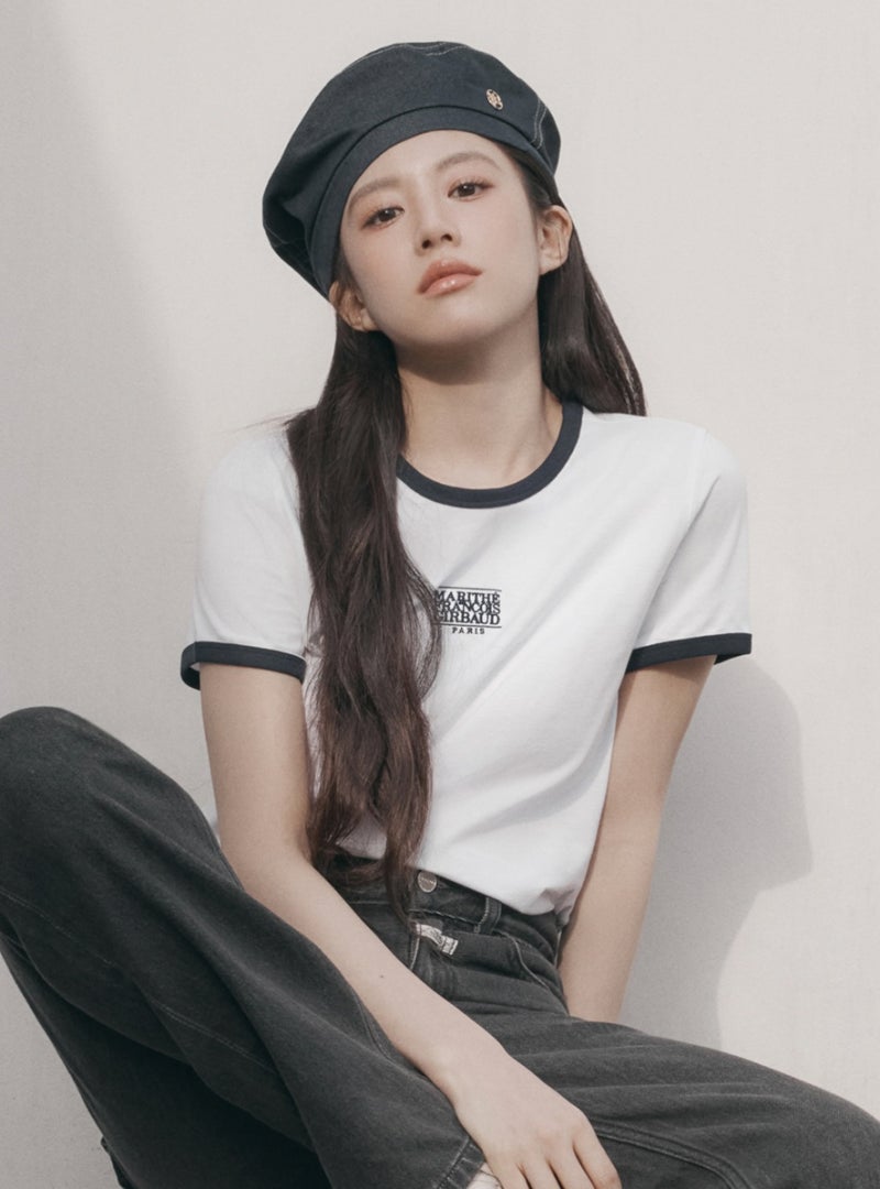 요즘 유행 여자 여름 반팔티zip (핫한 링거티 뜻)