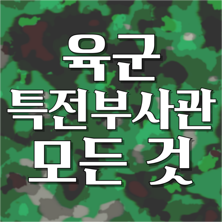  [부사관] 육군 특전사 특전부사관의 모든 것
