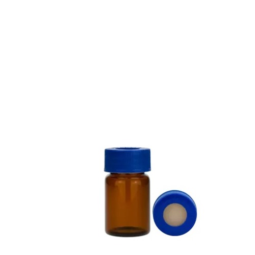  [유리초자] 15 ml 엠버 셉텀 샘플 바이알 & 스크류 캡 15 ml Amber Septum Vial & Screw cap
