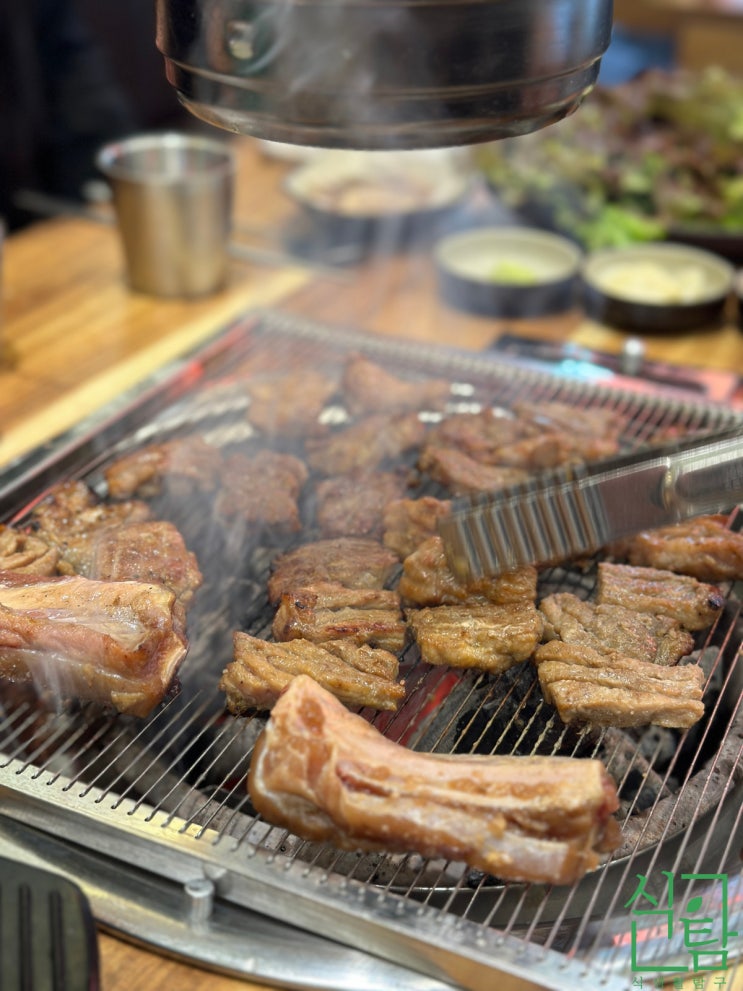  인천 서창동 갈비 맛집 유정숯불갈비 점심회식 했어요!