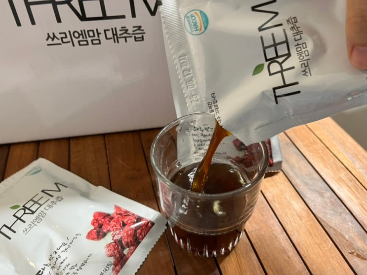  경산 대추의 특별함을 담다: 쓰리엠맘 대추즙 먹은 후기 대추즙 쓰리엠맘 대추즙