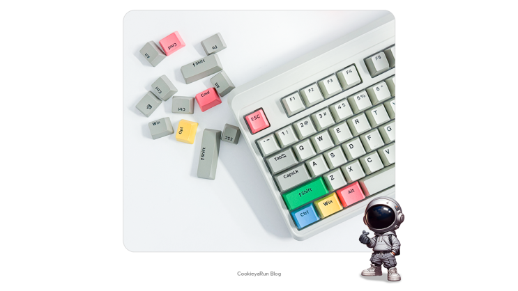  무선 기계식 키보드 XVX M87 Pro 데스크테리어 아이템