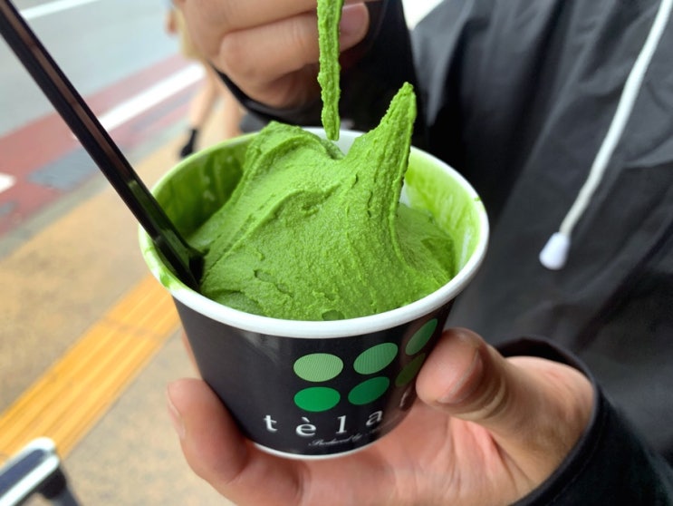  유후인 유노츠보거리 녹차젤라또 아이스크림 맛집, 테라토 telato
