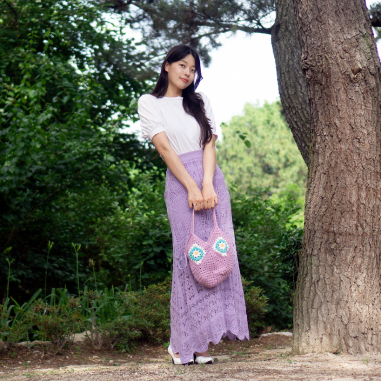  여름 패션 아이템 추천 수제 손뜨개 데일리가방 사용 후기