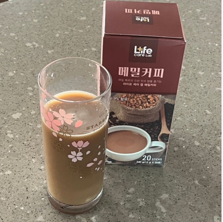  저칼로리 커피믹스 추천 건우에프피 메밀커피