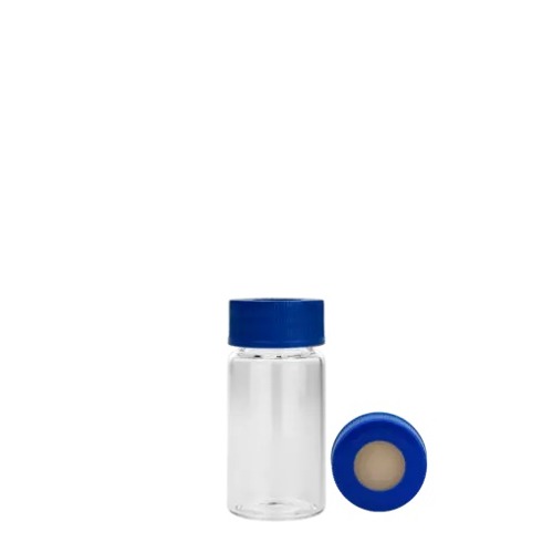  [유리초자] 20 ml 투명 셉텀 샘플 바이알 & 스크류 캡 20 ml Clear Septum Vial & Screw cap