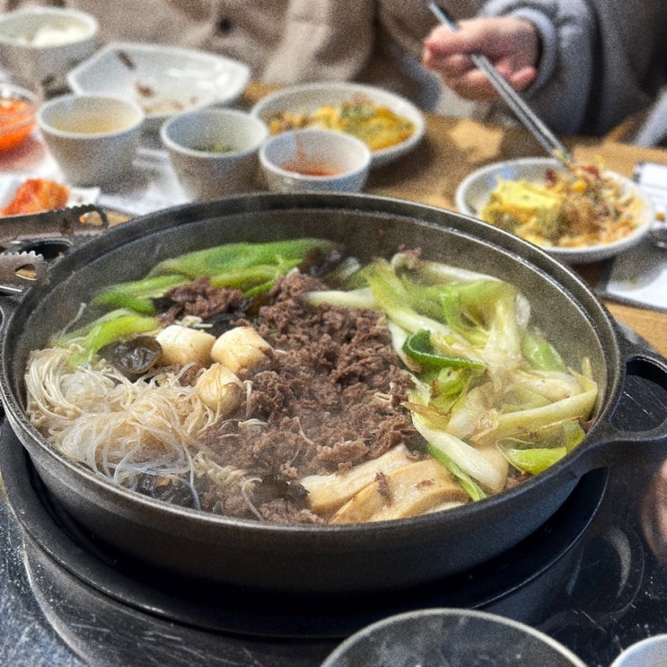  너무 맛있는데 웨이팅 심해서 잘못가는 화수목 샤브샤브 분당본점 런치 스페셜 이상적인스키야키 리뷰.
