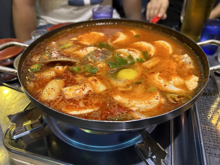  서울 제기동역 2차 술집 <어부스> (순두부찌개, 김치전, 계란햄부침)