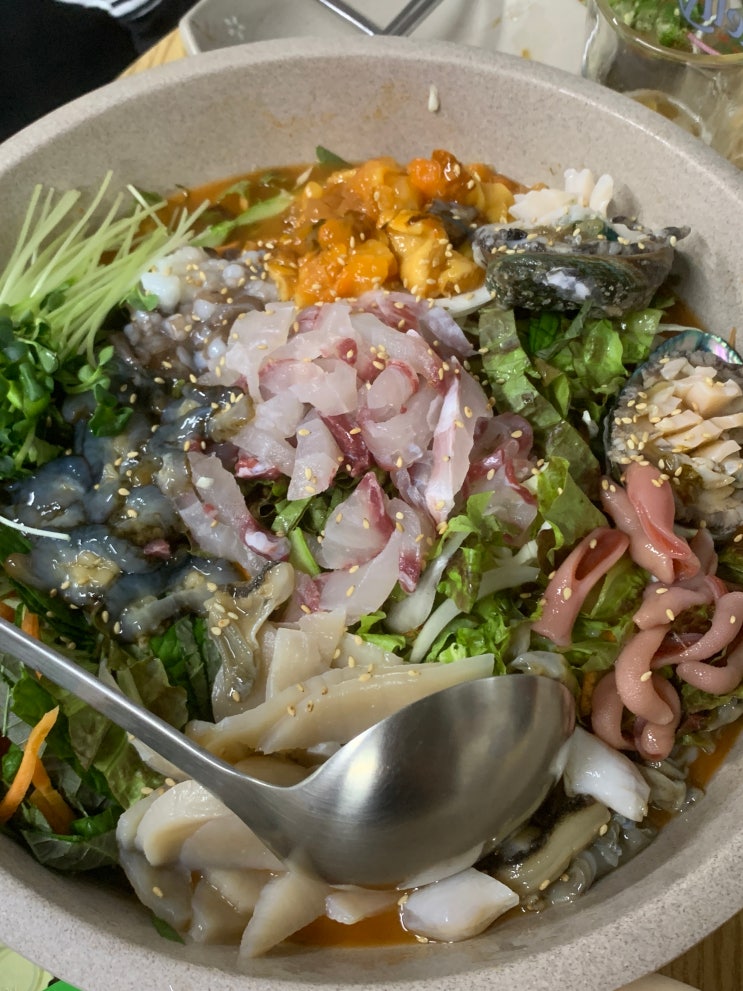  홍대 연남 맛집 바다회사랑 - 여름 입맛 살리는 물회, 모둠회 내돈내산 만족 후기 (웨이팅, 가격)
