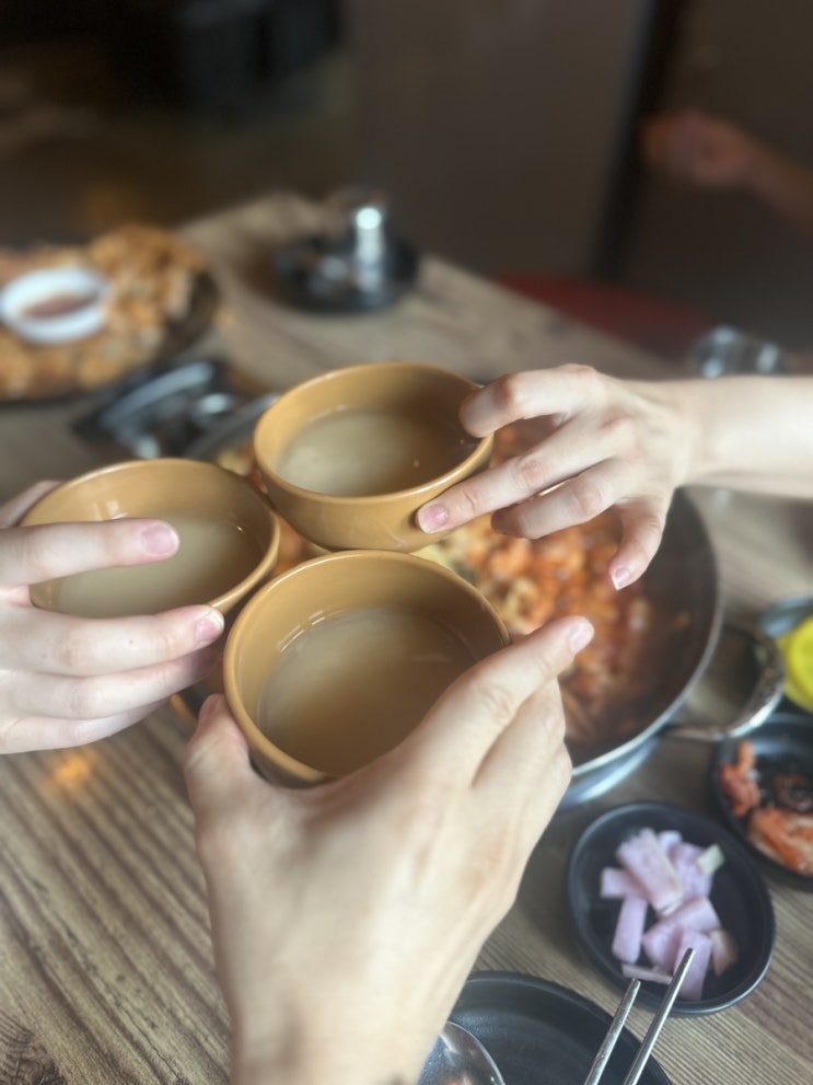  [강남역 술집] 신논현역 닭갈비전 찐맛집 비오는날 살얼음 누룽지 동동주 강추