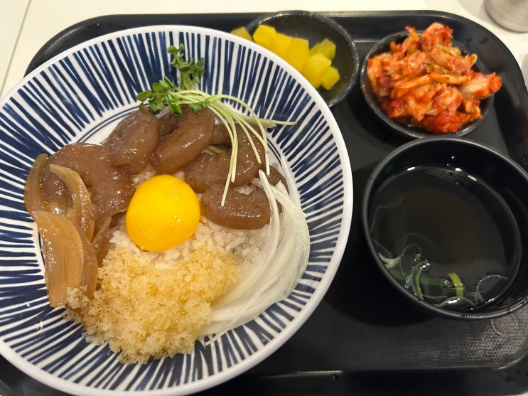  서울 고대 안암오거리 덮밥집 <오바케돈부리> (간장새우덮밥)