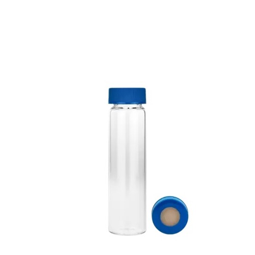  [유리초자] 25 ml 투명 셉텀 샘플 바이알 & 스크류 캡 25 ml Clear Septum Vial & Screw cap