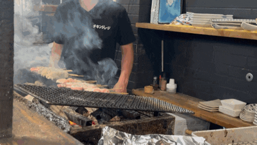  일본소도시여행 [마쓰야마 야키토리] チキンジョージ 현지인 가득한 로컬맛집 메뉴추천