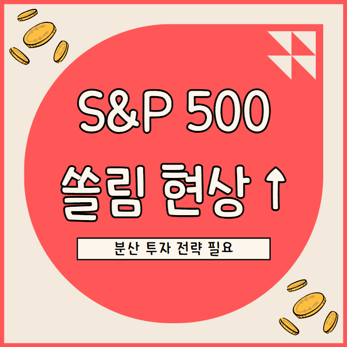  S&P 500 쏠림 현상 1960년대 이후 최고, 분산투자 전략 재점검 필요
