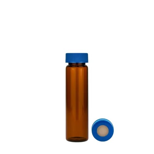  [유리초자] 25 ml 엠버 셉텀 샘플 바이알 & 스크류 캡 25 ml Amber Septum Vial & Screw cap