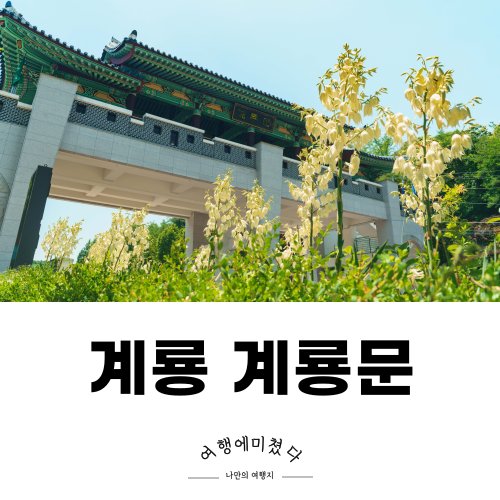  계룡시 랜드마크 계룡문