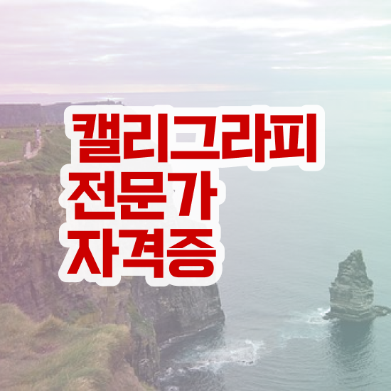  봄캘리그라피 , 캘리그라피전문가 자격증 온라인으로 간단히 합격정보 , 고용 전망