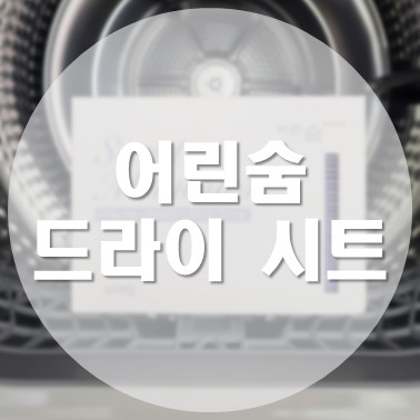  [상품 리뷰] 어린숨 드라이 건조기 시트 스윗메모리즈 향 퓨어모닝 향 사용 후기