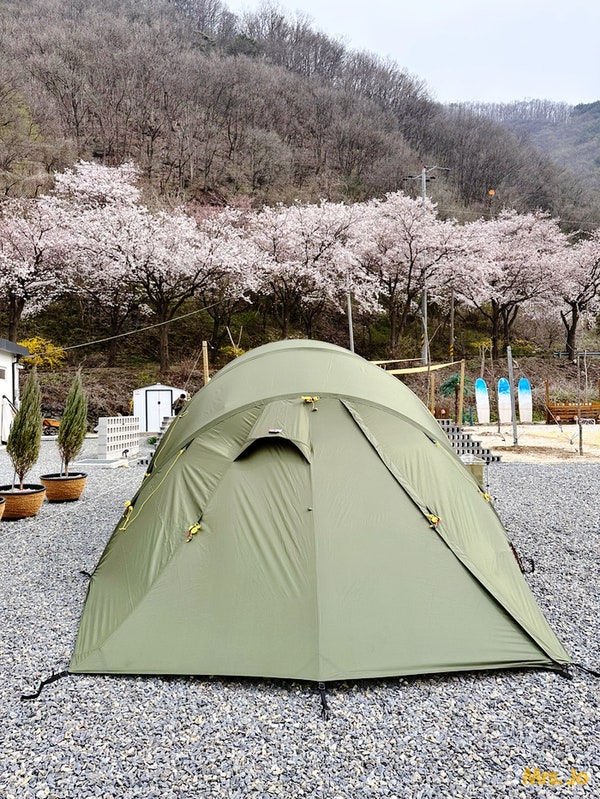 충청도 캠핑장 신생캠핑장 잊을 수 없는 제천 잇츠캠핑 벚꽃캠 A18