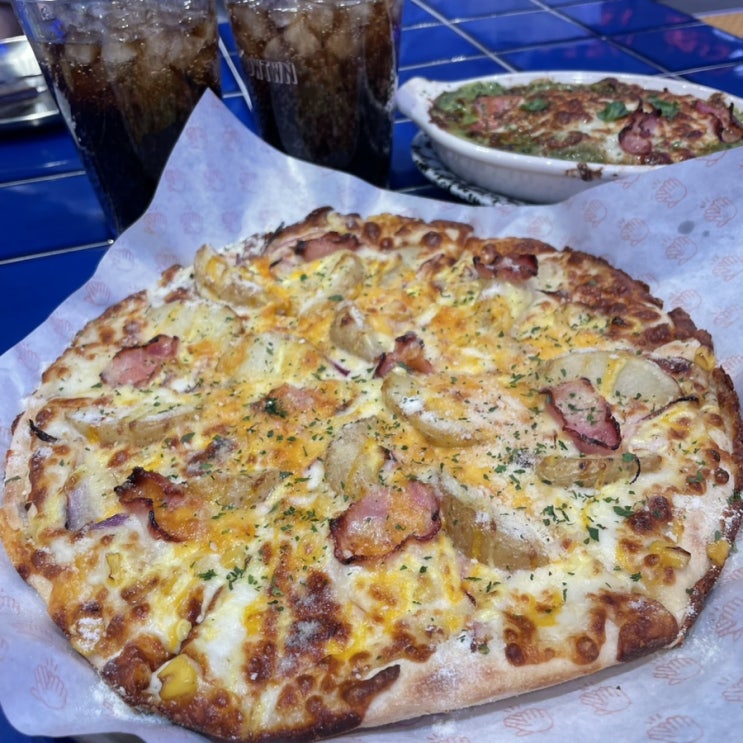 [가산맛집 가산디지털단지] 핫플 피자맛집 '클랩피자 가산 퍼블릭' - 로얄 체다 포테이토