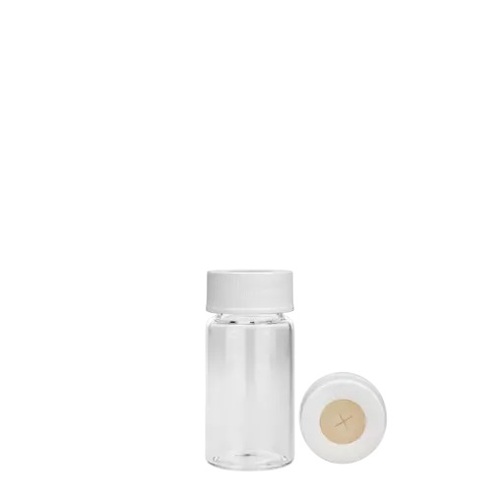  [유리초자] 20 ml 투명 셉텀 샘플 바이알 & 스크류 캡 20 ml Clear Septum Vial & Screw cap