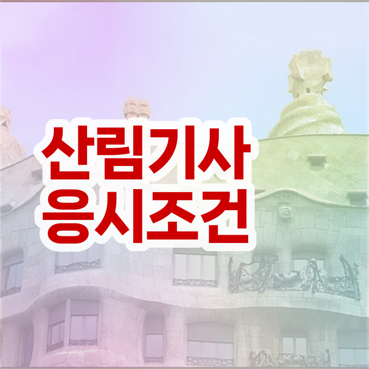 산림기사 시험자격 온라인 수업으로 5개월 만에 끝낸 비법