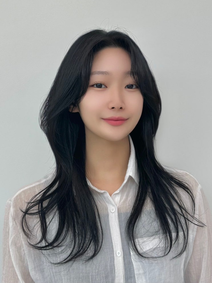  여자 긴머리 허쉬컷 헤어컨설팅을 통해 관리까지 편하게!!