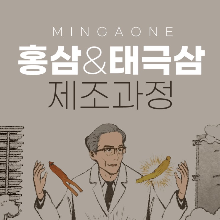  민가원 전통 홍삼과 태극삼의 제조과정