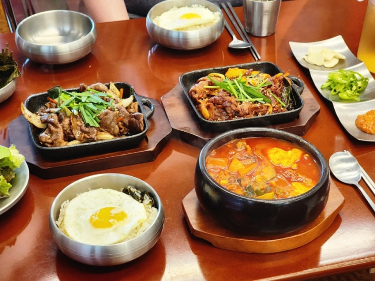  남양주 비건 요리 콩고기 제육볶음 차돌순두부찌개 점심 채육식당 다산점