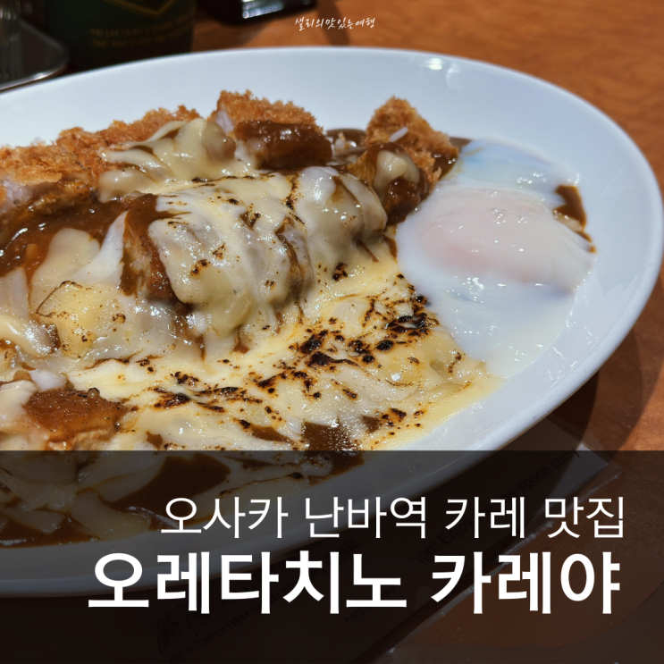  오사카여행코스 추천 점심메뉴로 제격인 난카이난바 맛집 오레타치노카레야