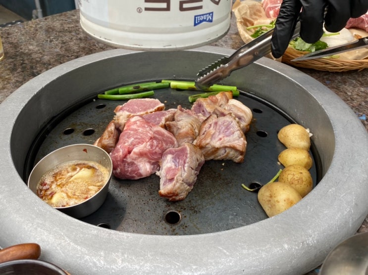  [삼각지역맛집] 용리단길 신상 고기집 내돈내산 후기, 갈매기살 강추! -‘남도돼지촌’