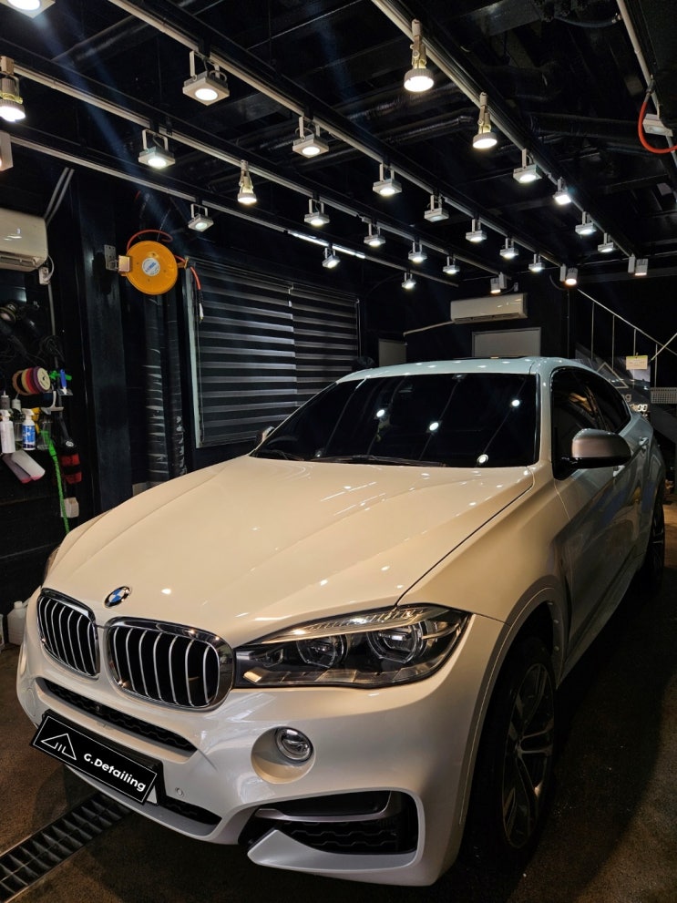 대구 북구 프로 디테일링샵 지디테일링 BMW X6 골드패키지 시공!