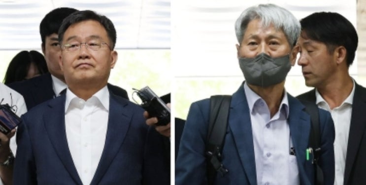 여성 중대장 등에 앞서 <b>김만배</b> 신학림도 <b>구속 영장</b> 발부... 