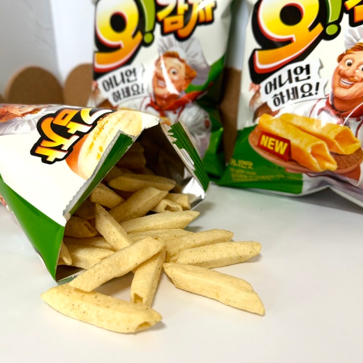  [오리온] 감자과자 추천, 신제품 과자,신상과자 오!감자 어니언 맛 솔직 후 기