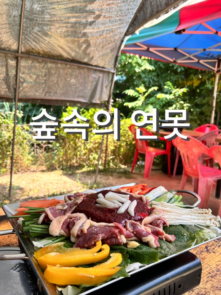  인천 계양산 오리맛집 숲속의연못 오리주물럭 후기